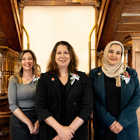  Julia Colvin, Ola Elshorafa, and Kelly Martini-Hazar